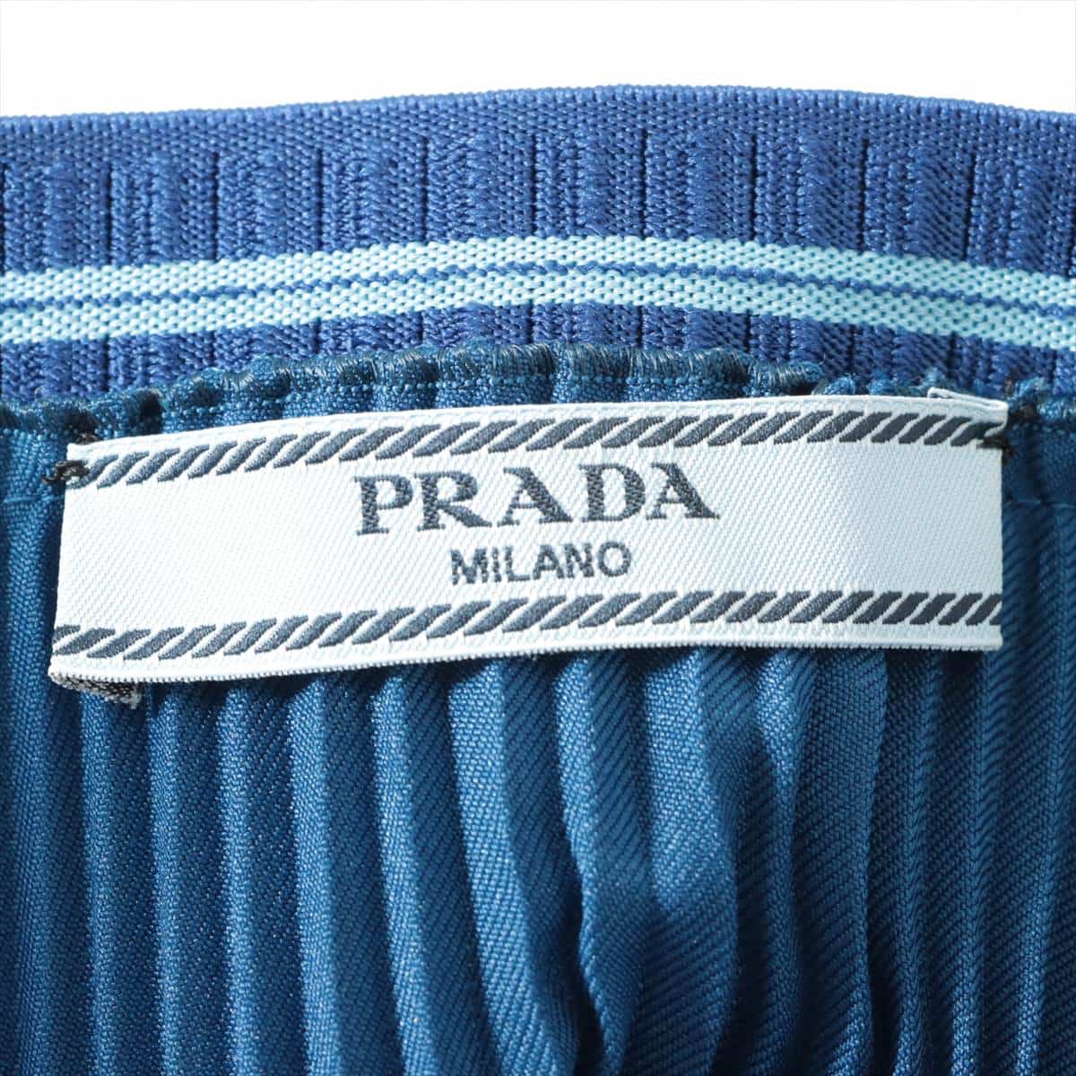 プラダ 18AW ポリエステル スカート 36 レディース ブルー