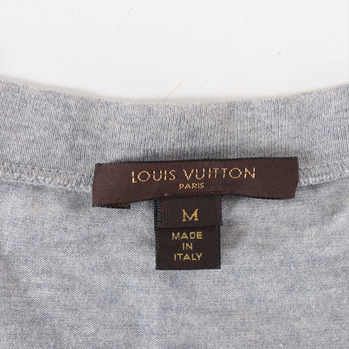 ルイヴィトン モノグラム 07年 コットン Tシャツ M メンズ グレー  RM071M