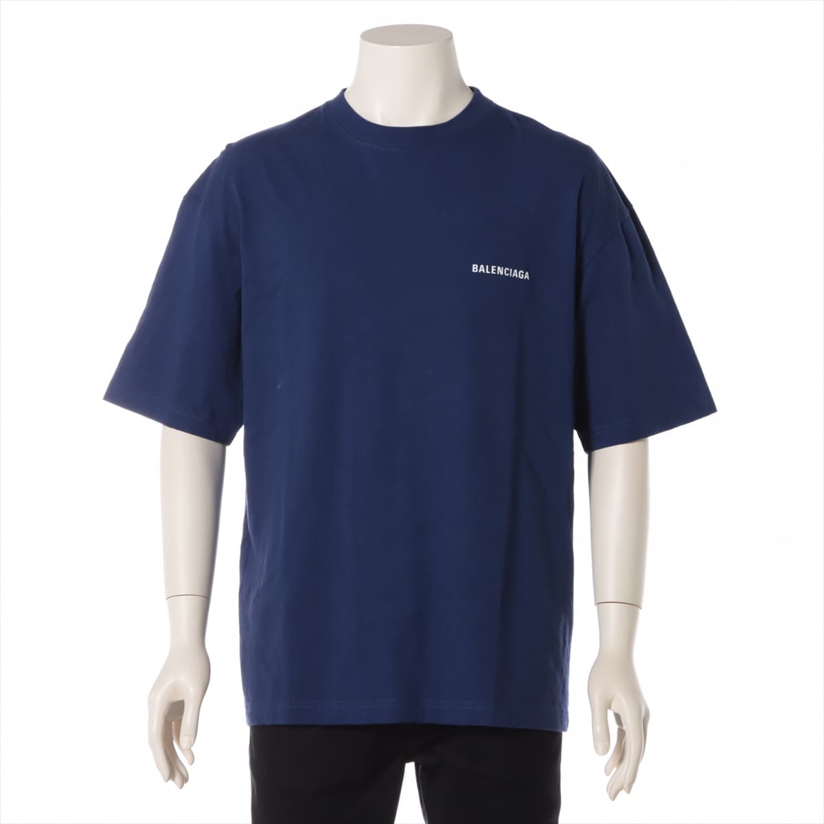バレンシアガ 20AW コットン Tシャツ M ユニセックス ブルー  612966