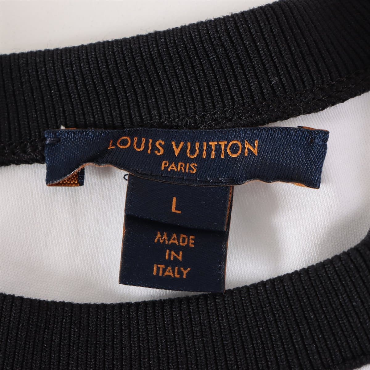 【数量限定限定SALE】LOUIS VUITTON 刺繍ボタン付き Tシャツ ブラック レディースXS トップス