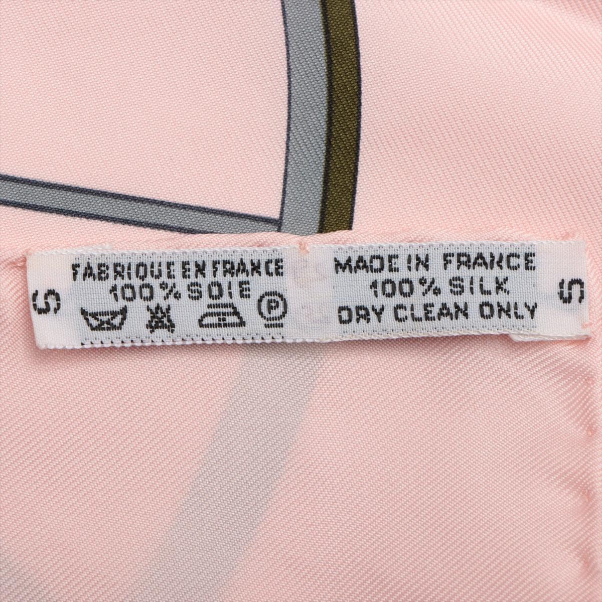 エルメス カレ90 SPRINGS スプリングス スカーフ シルク ピンク