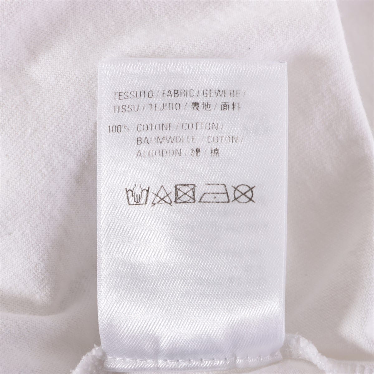 バレンシアガ 18年 コットン Tシャツ M メンズ ホワイト  570803 BBロゴ
