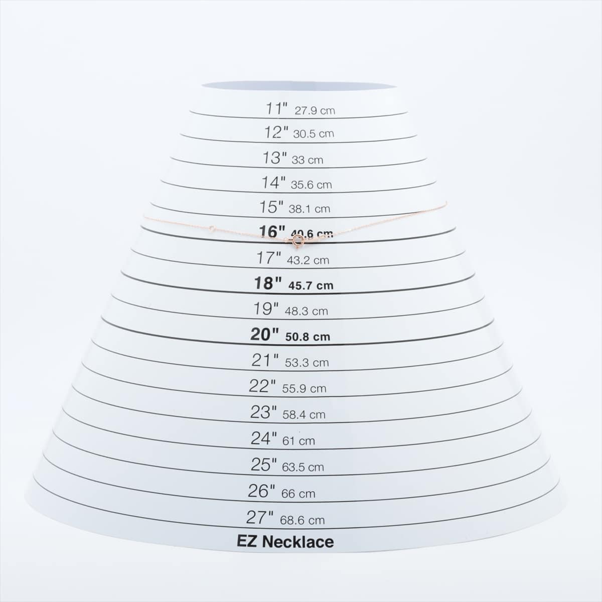 4℃ ダイヤ ネックレス K10(PG) 0.6g