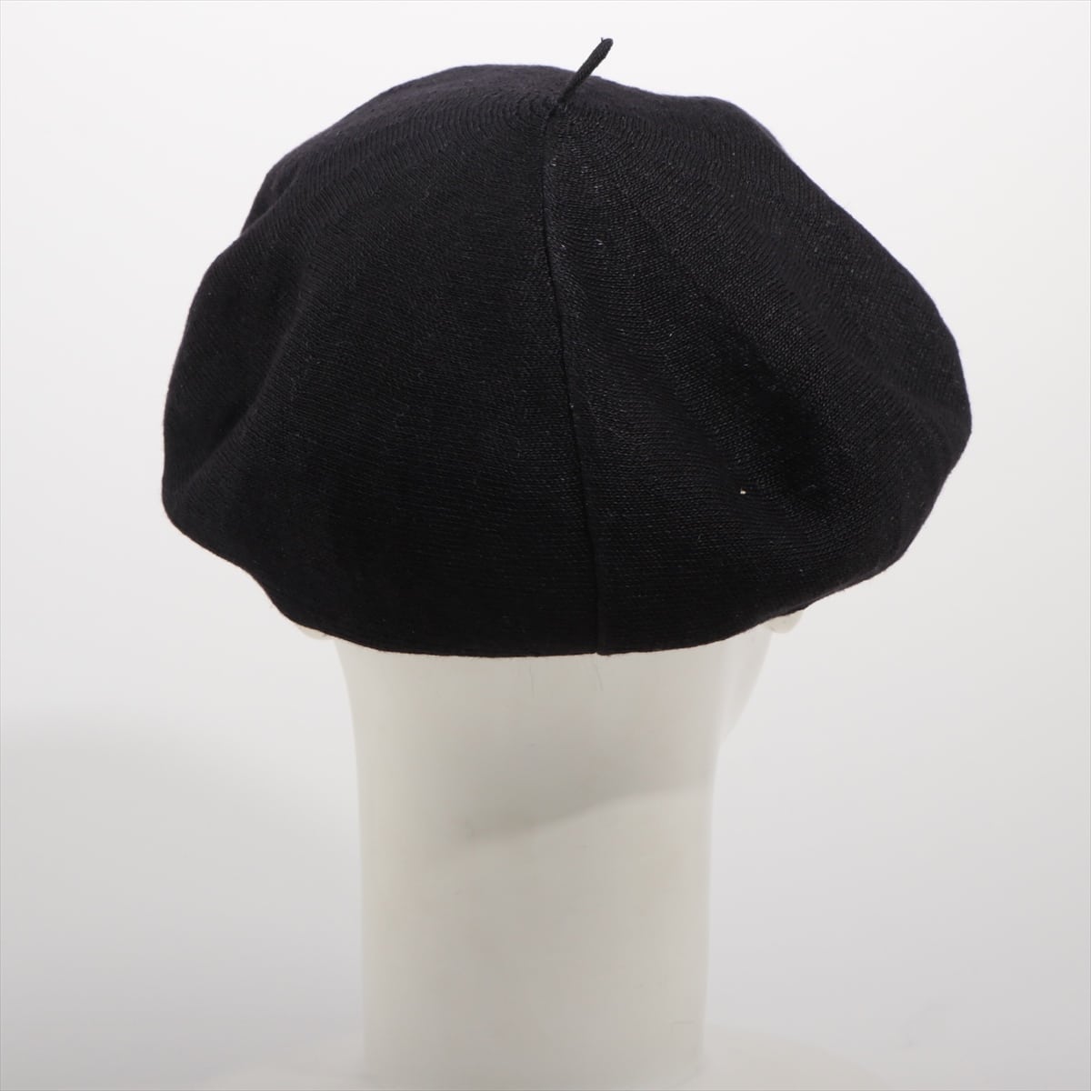 ディオール Diorロゴ ベレー帽 コットン ブラック