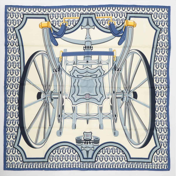 エルメス カレ90 LES ROUES DE PHAETON 四輪馬車の車輪 スカーフ ...