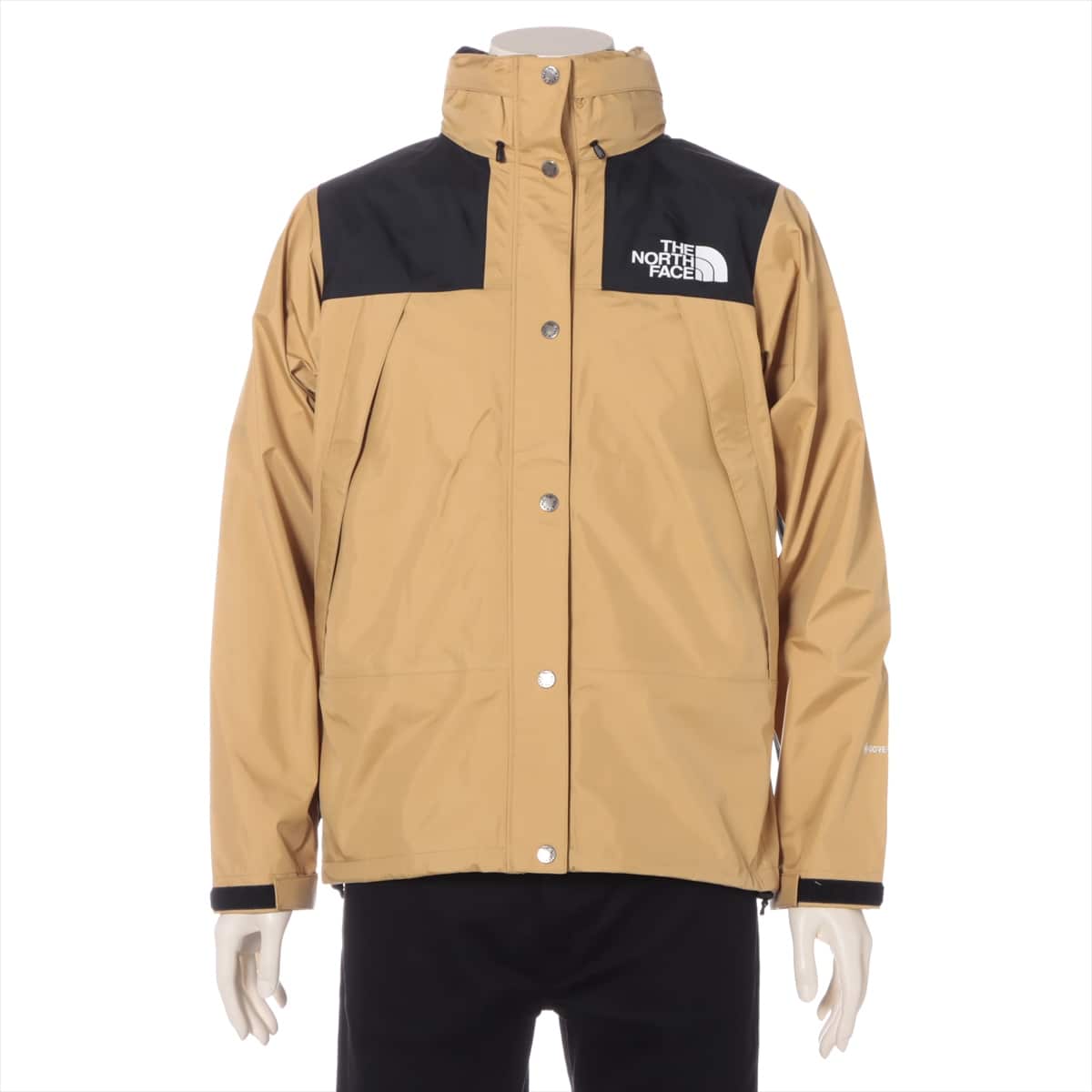 ノースフェイス ナイロン マウンテンパーカー L レディース ベージュ  NPW12135 MOUNTAIN RAINTEX JACKET