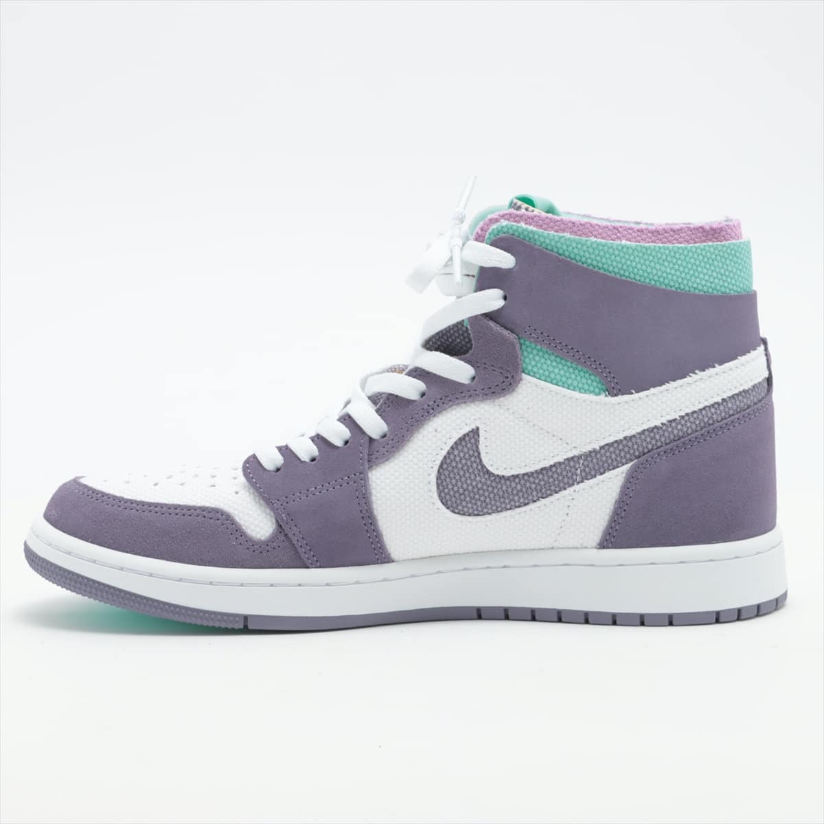 ナイキ AIR JORDAN 1 スエード×キャンバス ハイカットスニーカー 28cm メンズ パープル ZOOM AIR CMFT Tropical Twist CT0978-150