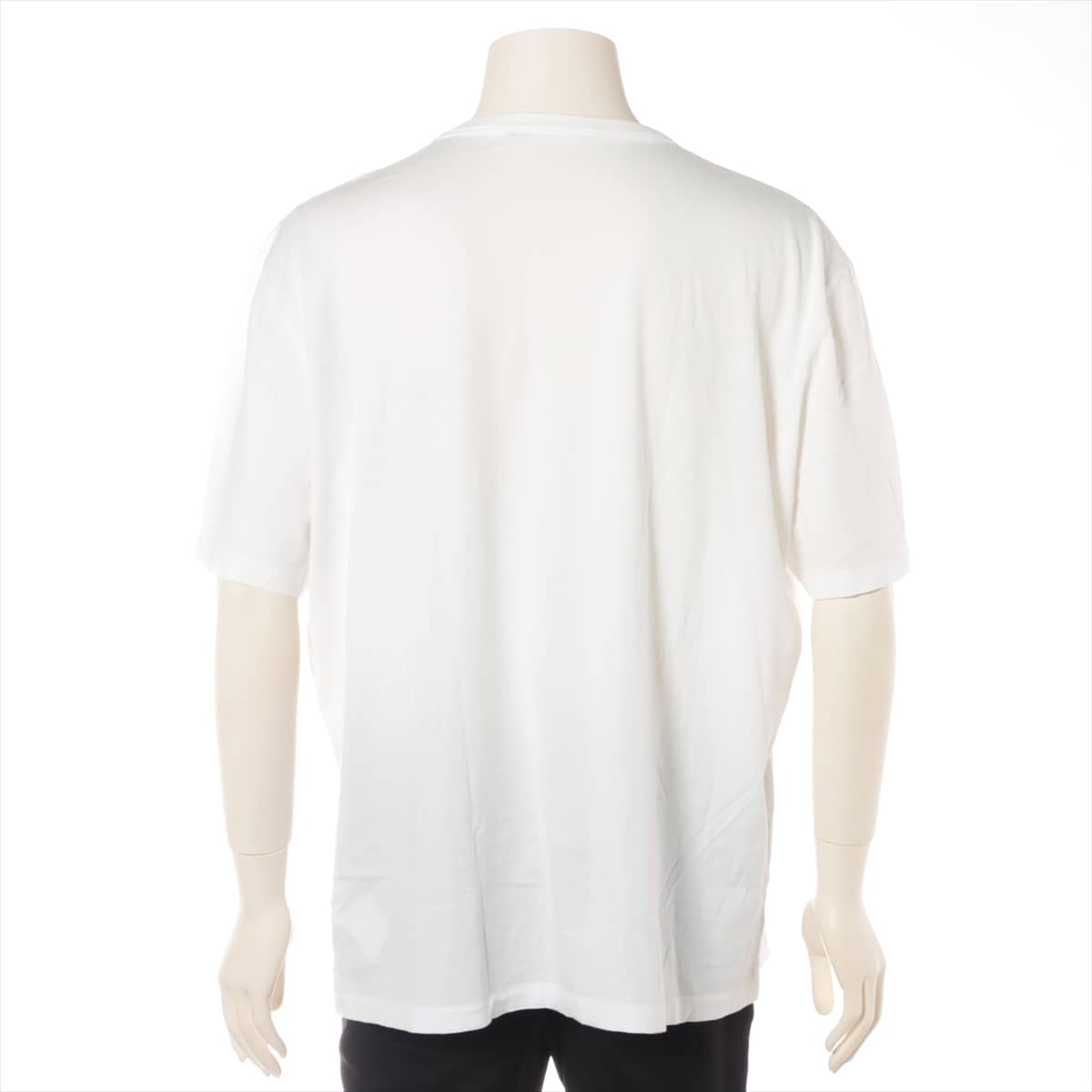 ルイヴィトン×シュプリーム 17AW コットン Tシャツ 4L メンズ ホワイト  RM172 モノグラム ボックスロゴ
