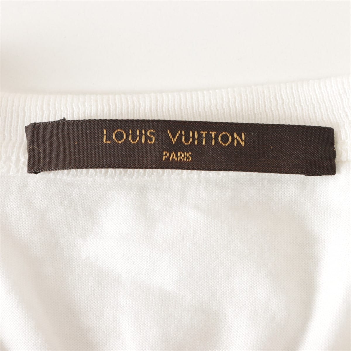 ルイヴィトン×シュプリーム 17AW コットン Tシャツ 4L メンズ ホワイト  RM172 モノグラム ボックスロゴ