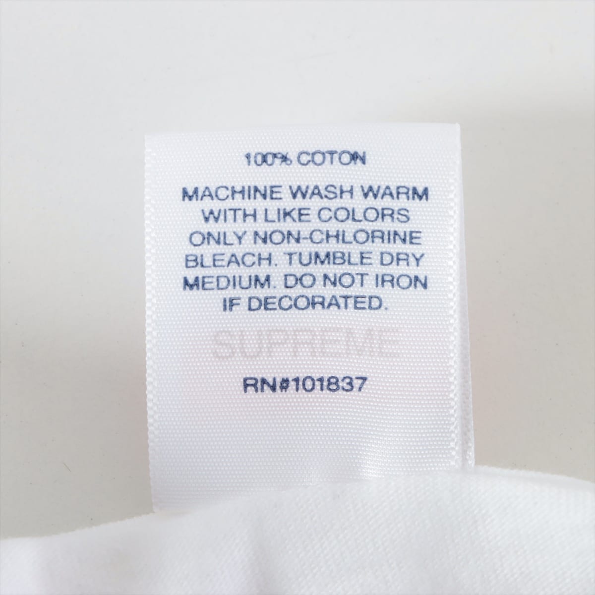 シュプリーム 22SS コットン Tシャツ XL メンズ ホワイト  RALPH STEADMAN BOX LOGO TEE