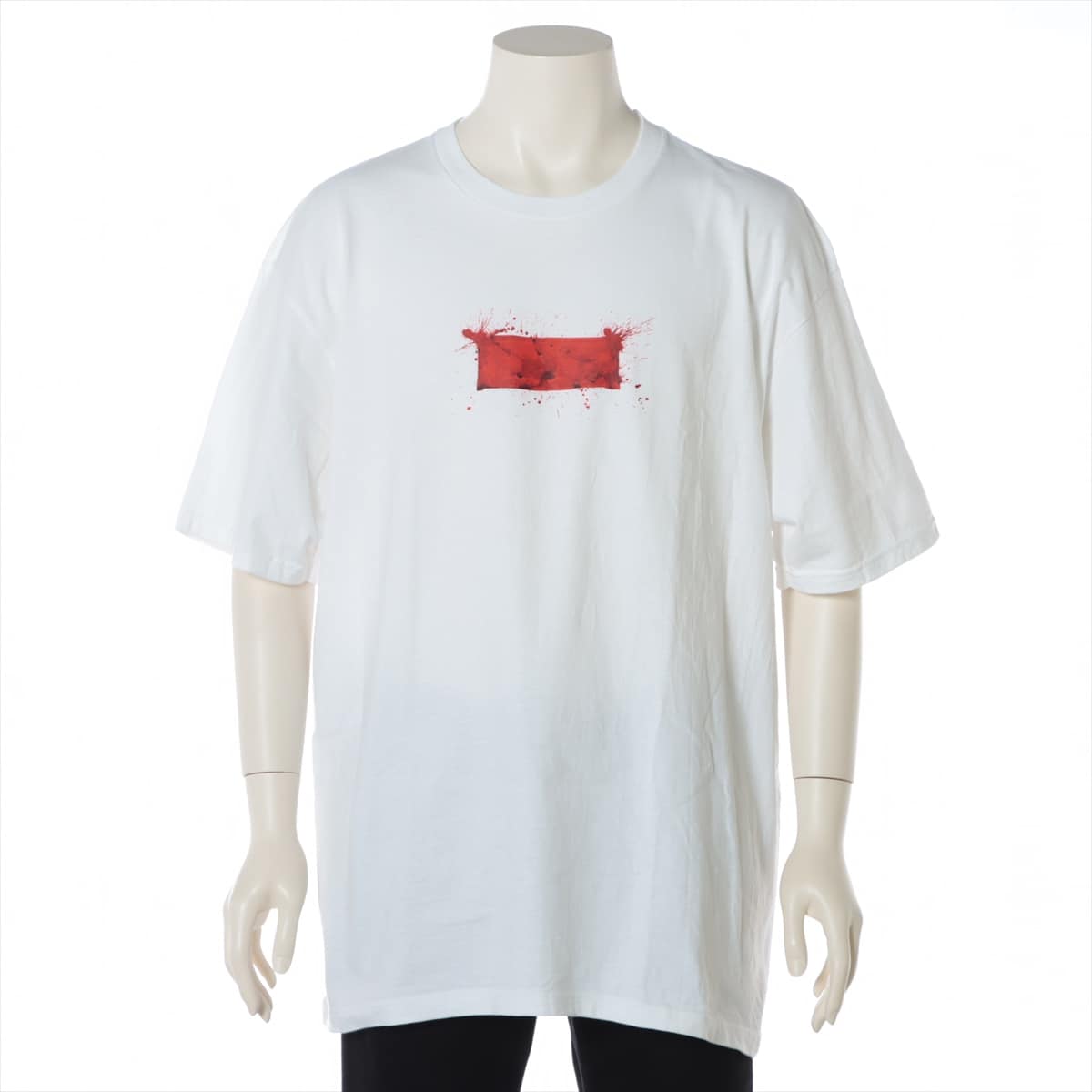 シュプリーム 22SS コットン Tシャツ XL メンズ ホワイト  RALPH STEADMAN BOX LOGO TEE