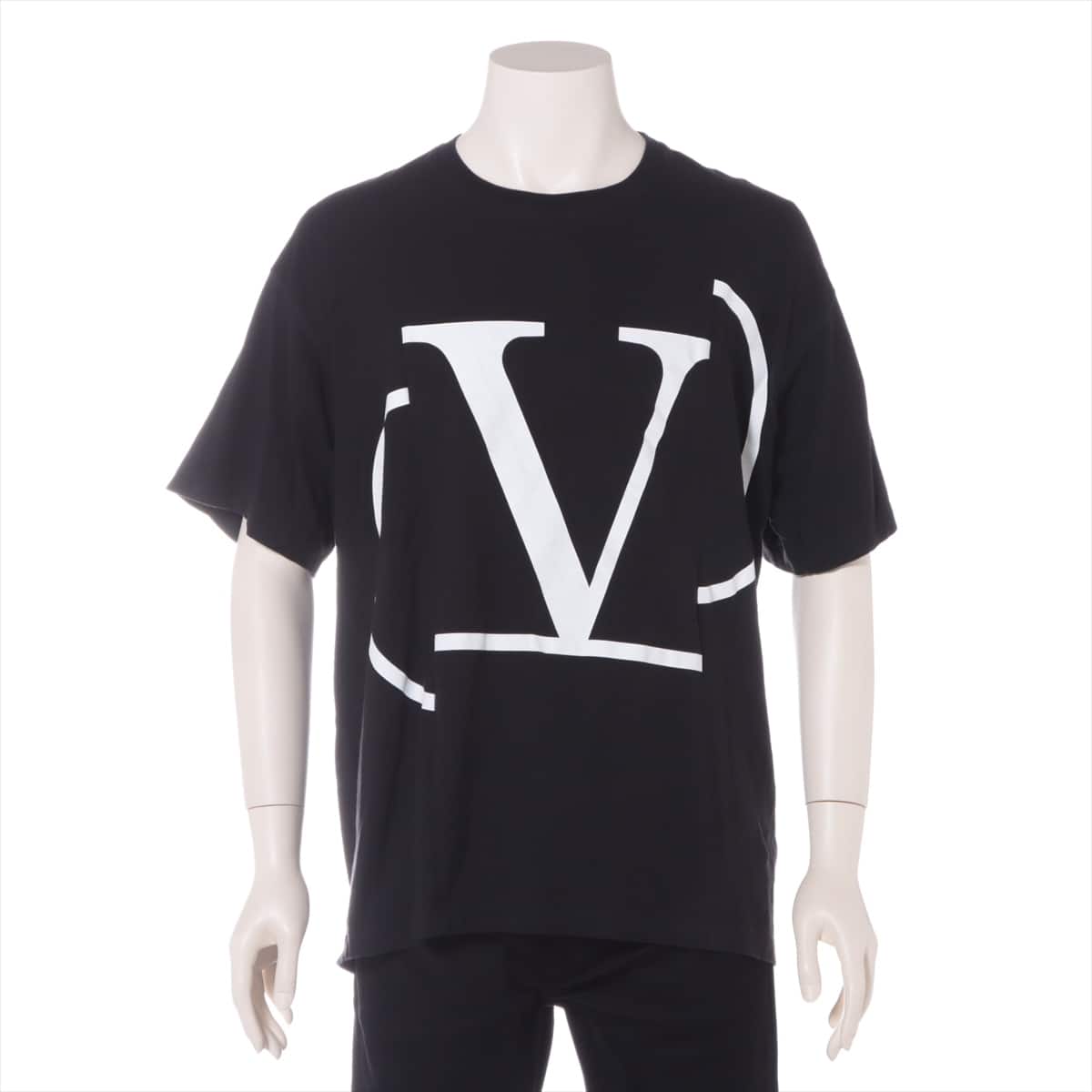 少し使用感はありますヴァレンティノ スパンコール リボン ロゴ 半袖 Tシャツ 白 ホワイト XS