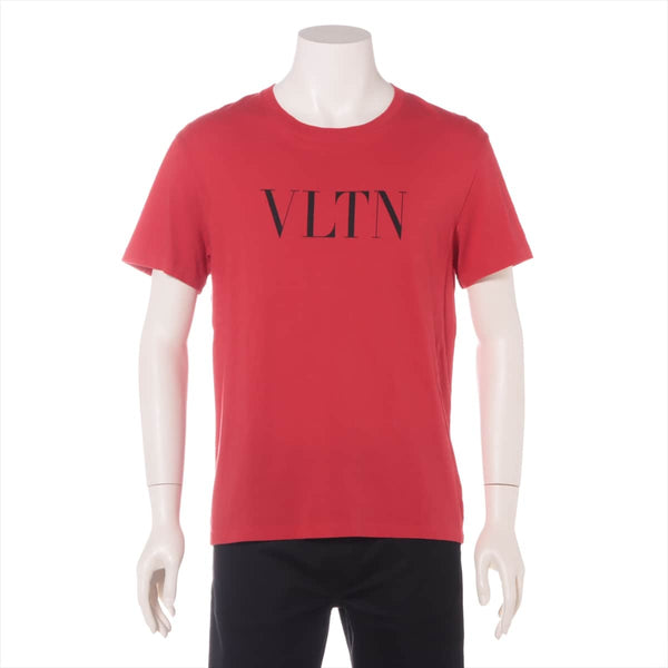 ヴァレンティノ コットン Tシャツ M メンズ レッド VLTNロゴ｜a1181606