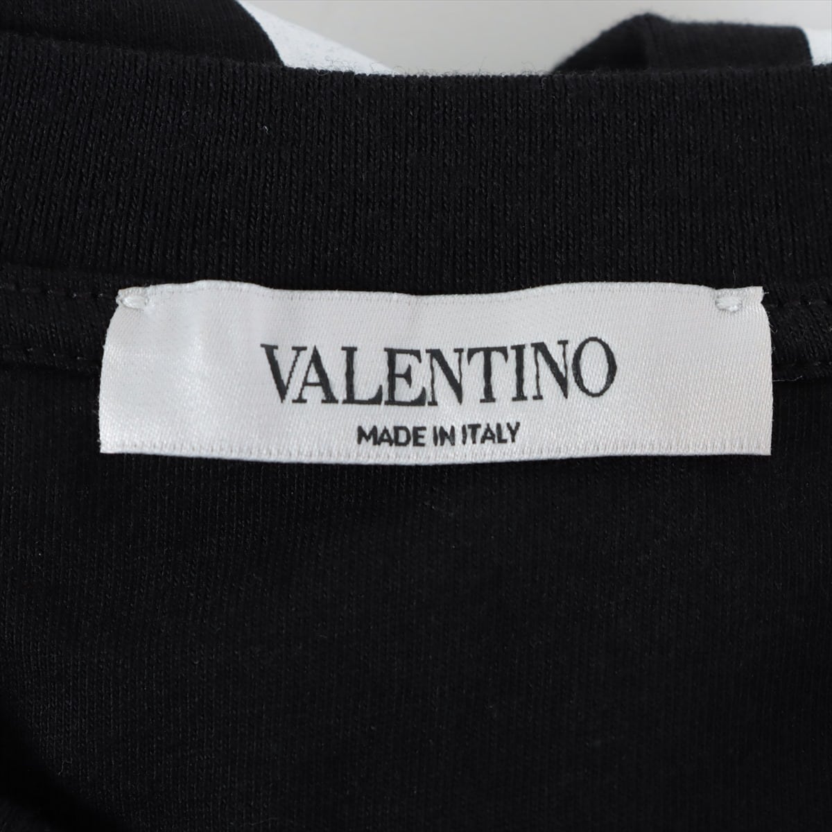 ヴァレンティノ VLTNロゴ コットン Tシャツ XS メンズ ブラック ...