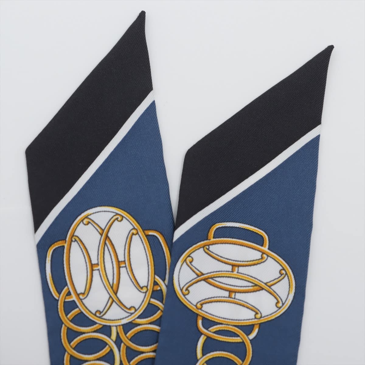 エルメス ツイリー Lift Profile リフト プロフィール スカーフ シルク ブルー