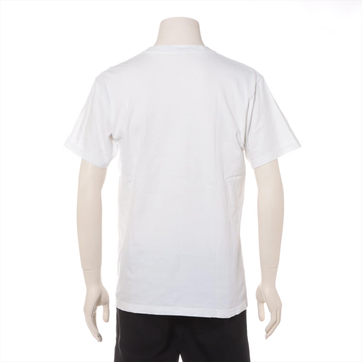シュプリーム×コムデギャルソン コットン Tシャツ M メンズ ホワイト  ボックスロゴ ペーパーアート