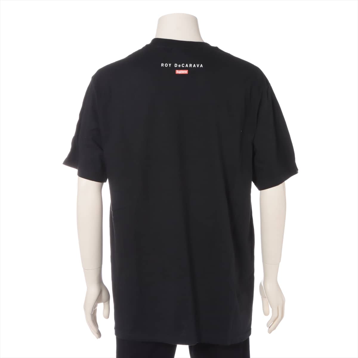 シュプリーム 22SS コットン Tシャツ L メンズ ブラック  ROY DeCARAVA