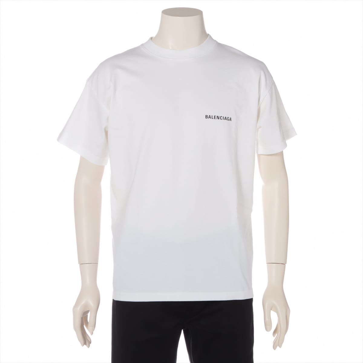 バレンシアガ 20年 コットン Tシャツ XS メンズ ホワイト  612966