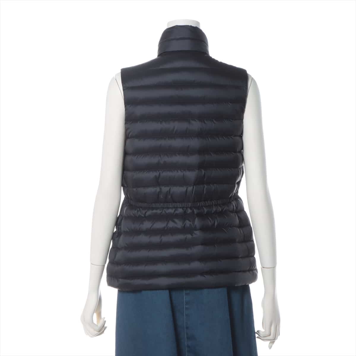 モンクレール 19年 ナイロン ダウンベスト ０ レディース ブラック  AZUR GILET