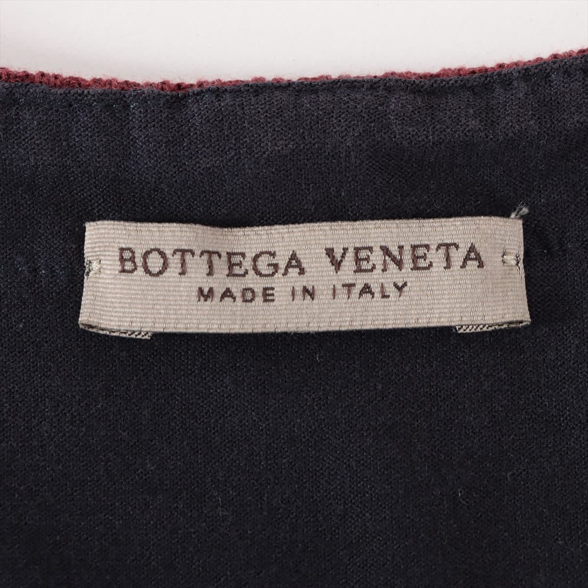 ボッテガヴェネタ 16年 コットン Tシャツ 48 メンズ ネイビー  465682