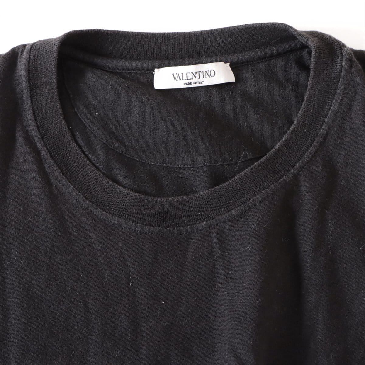 ヴァレンティノ コットン Tシャツ L メンズ ブラック  2099プリント
