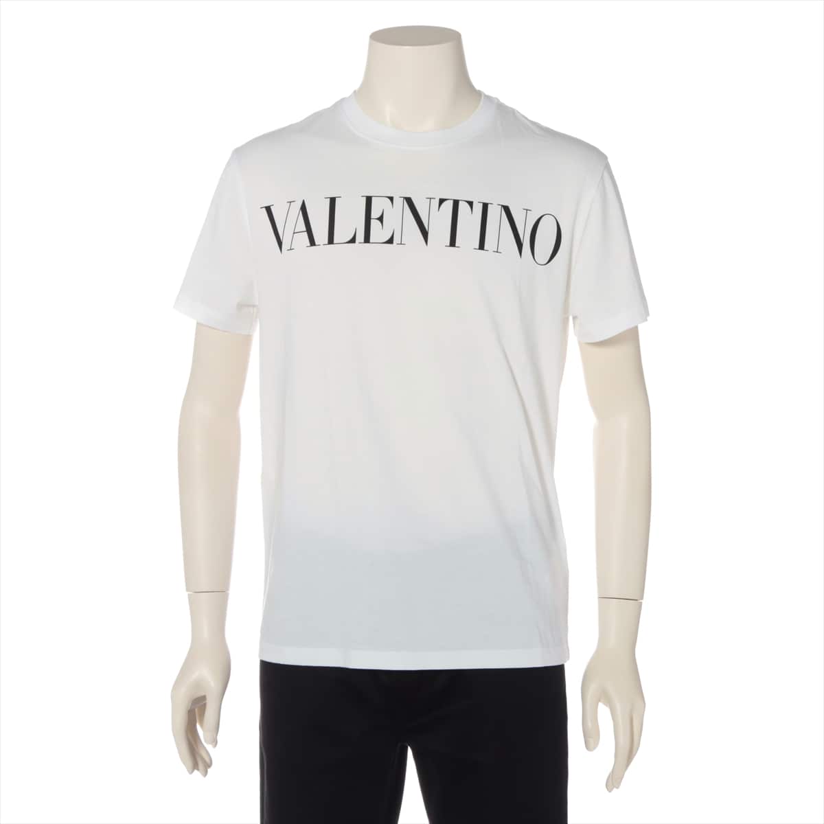 ヴァレンティノ 21年 コットン Tシャツ S メンズ ホワイト  ロゴプリント