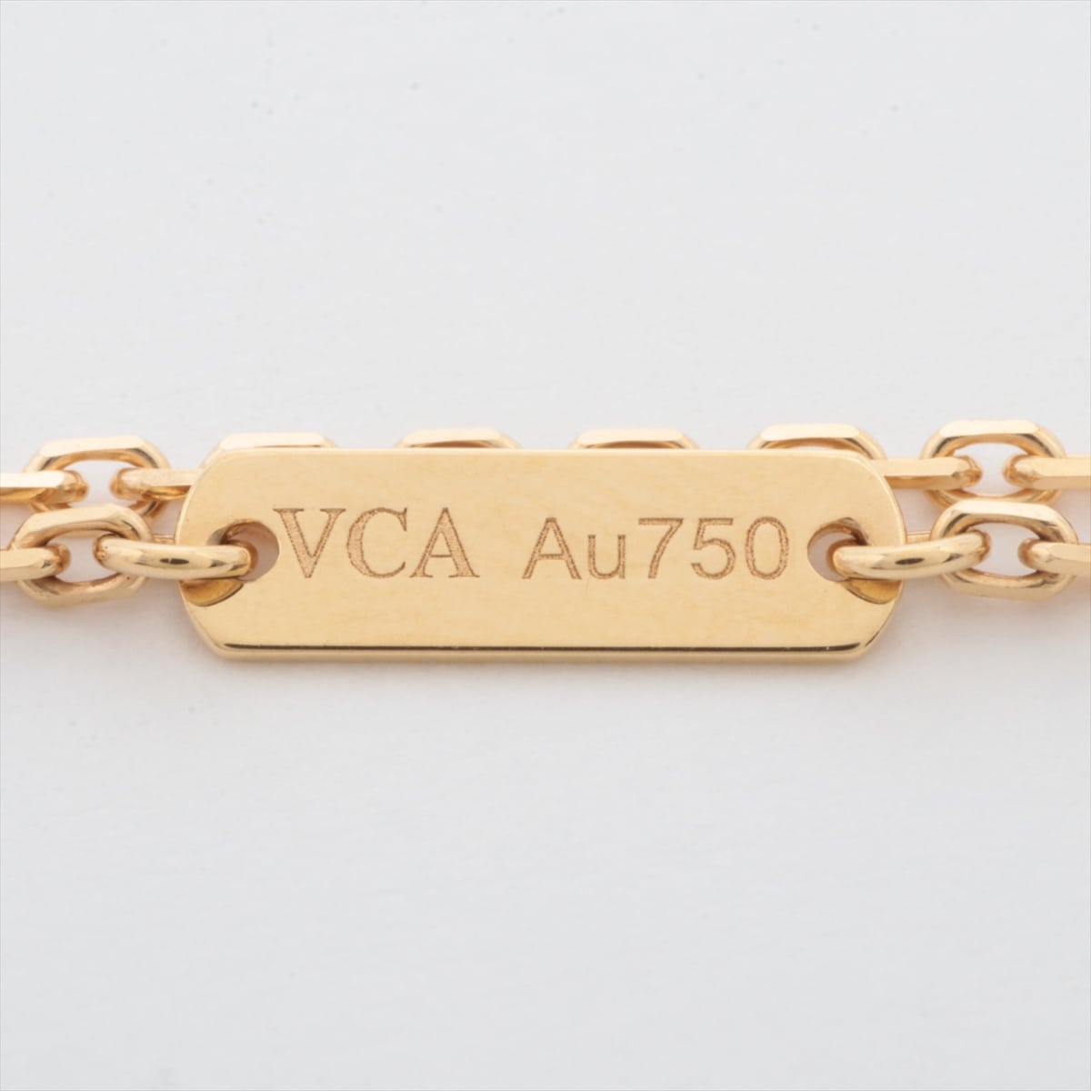 ヴァンクリーフ&アーペル ヴィンテージアルハンブラ カーネリアン ネックレス 750(YG) 5.1g