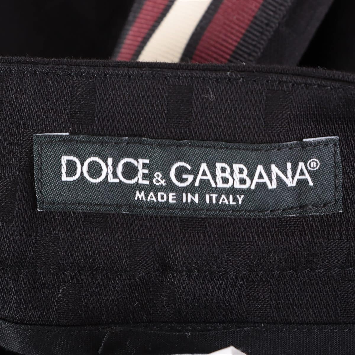 ドルチェ&ガッバーナ コットン×ポリウレタン パンツ 44 メンズ ブラック