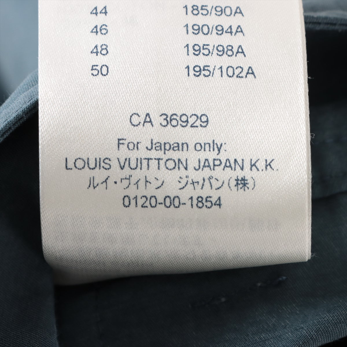 ルイヴィトン 20SS コットン×ナイロン カーゴパンツ 38 メンズ ブルー  RM201