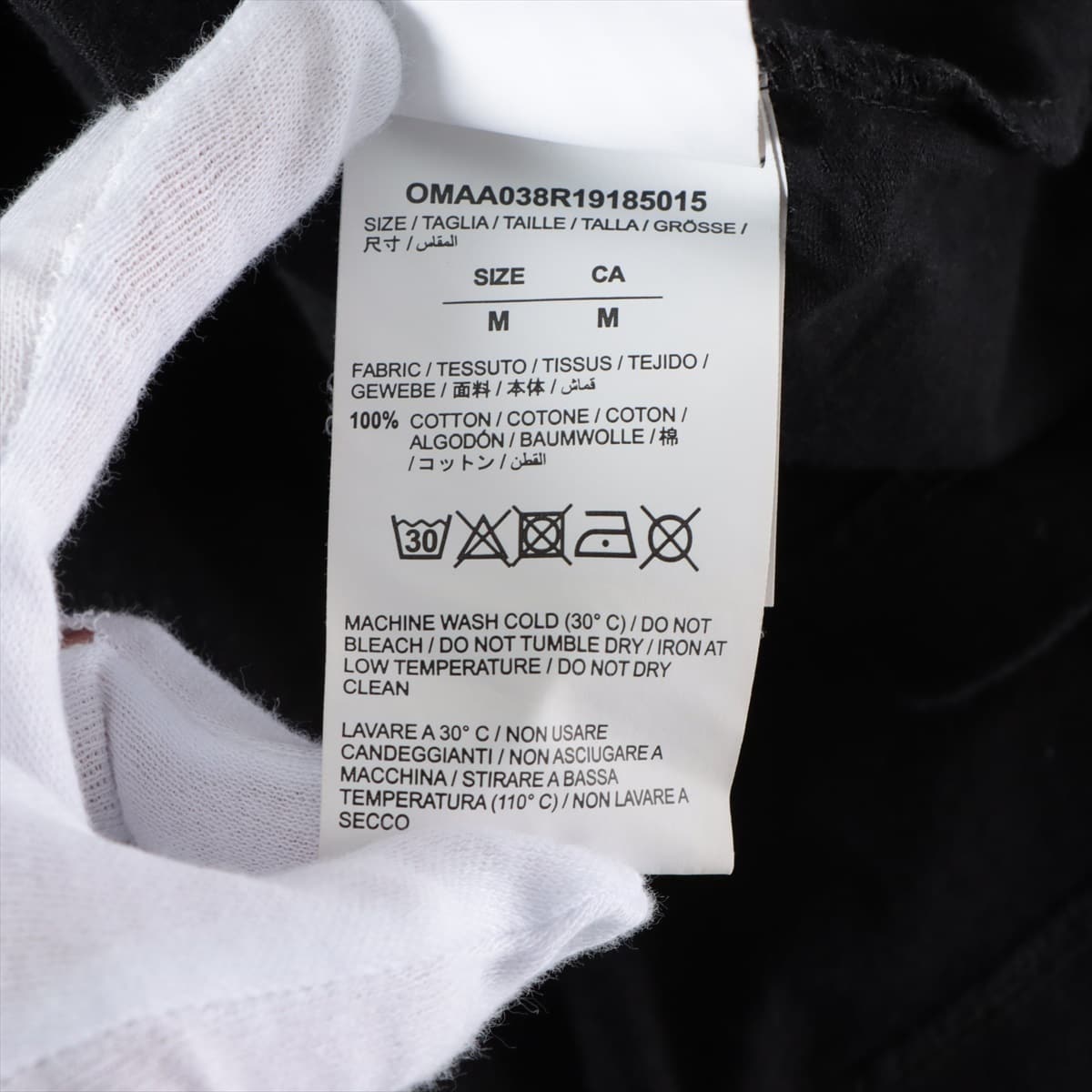 【鑑定済み】Off-White Tシャツ XS OMAA036S19185033色①ホワイト