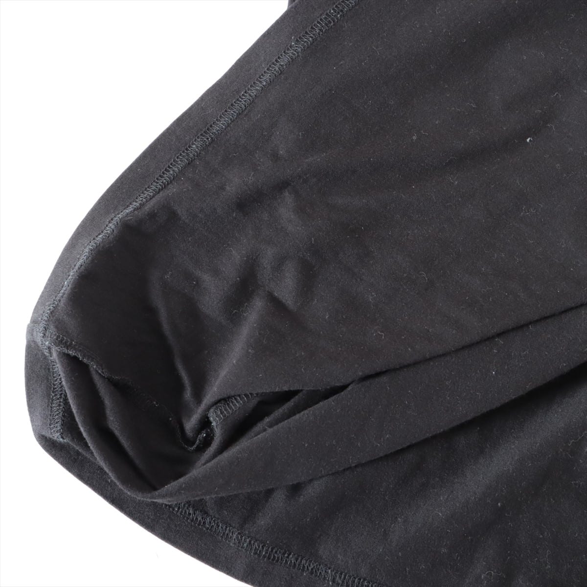 バーバリー ティッシ期 コットン Tシャツ L メンズ ブラック  8026016
