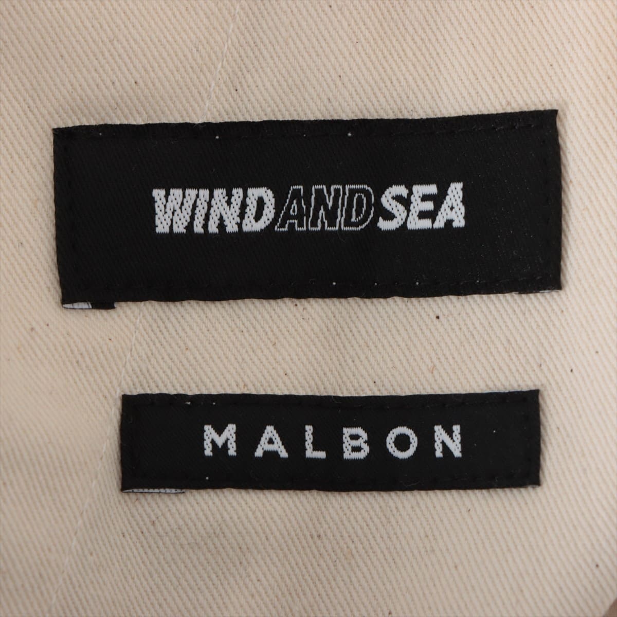 ウィンダンシー×マルボン コットン ショートパンツ S メンズ ホワイト  WDS-MALBON-13
