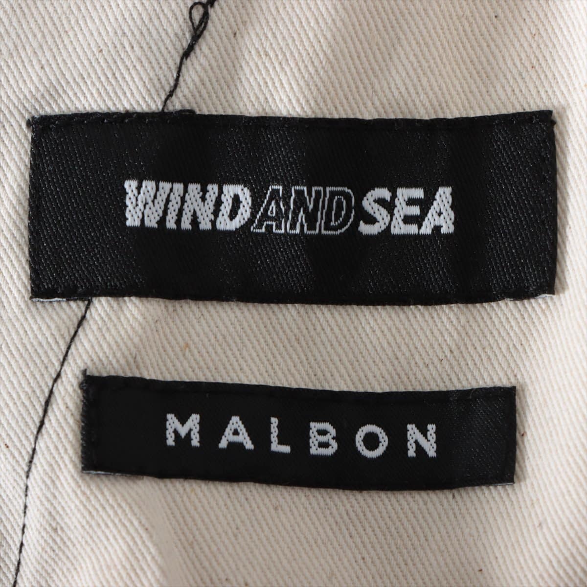 ウィンダンシー×マルボン コットン ショートパンツ S メンズ ブラック  WDS-MALBON-13