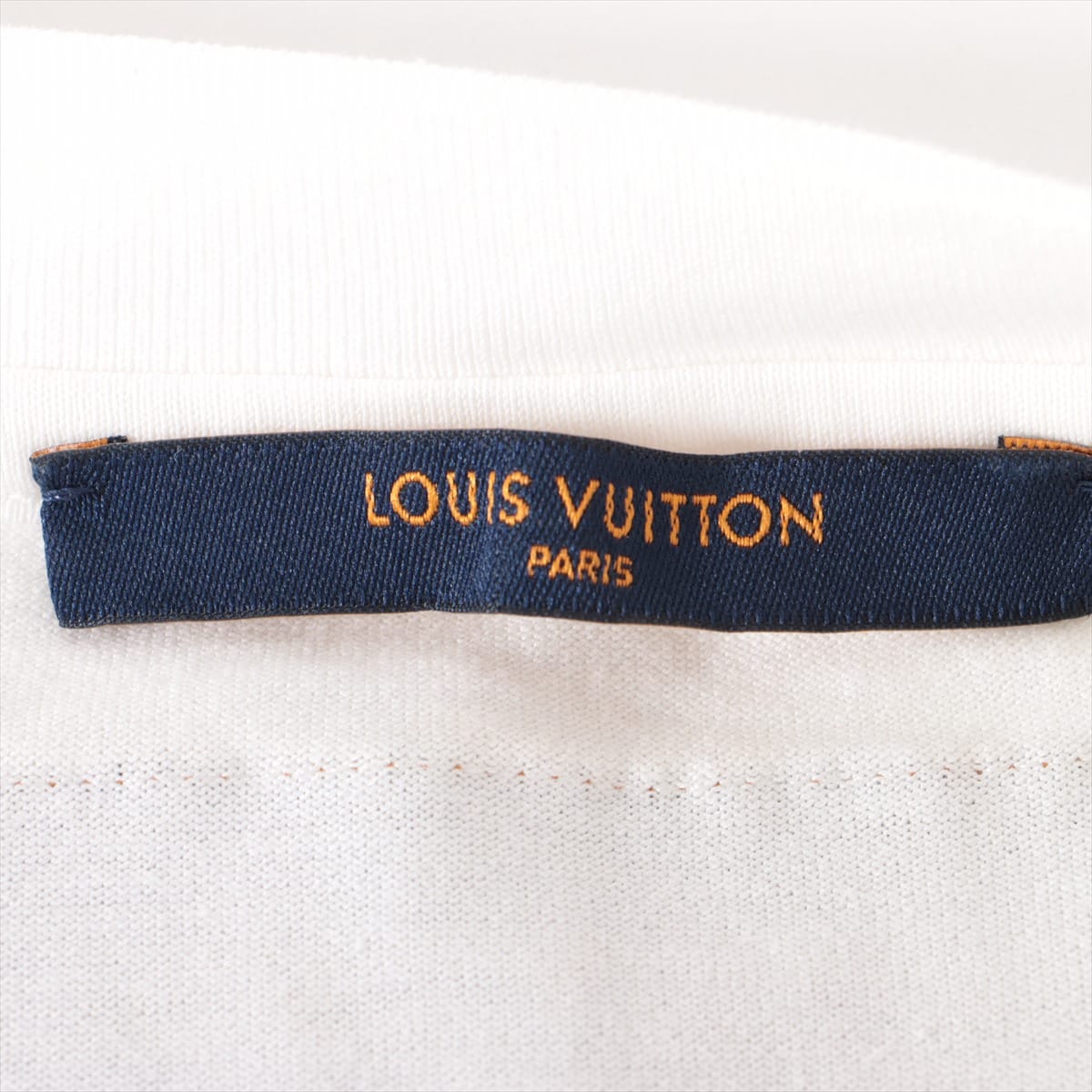 ルイヴィトン 21SS コットン Tシャツ 4L メンズ ホワイト  RM211 フロウティングLVプリンテッド インサイドアウト