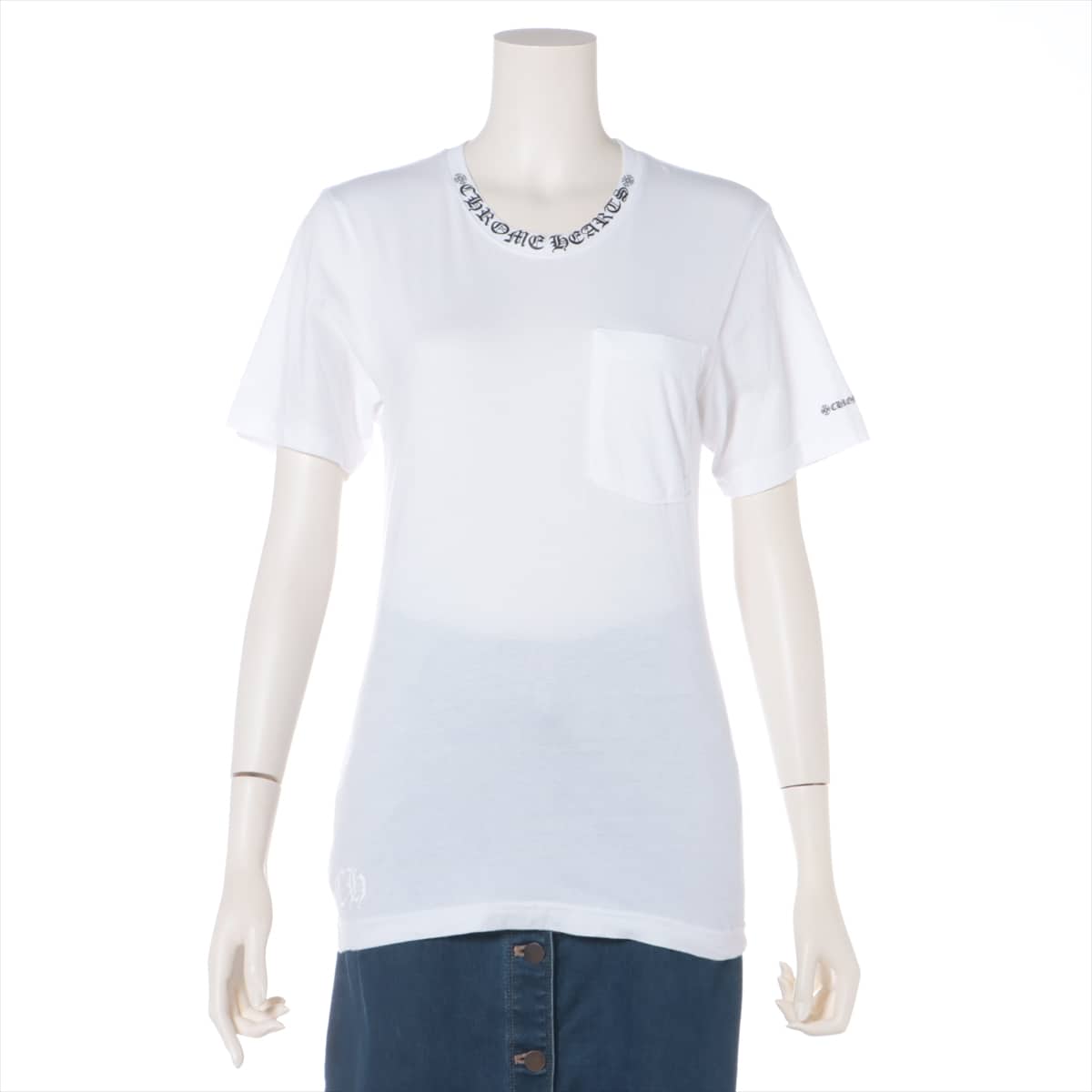 クロムハーツ Tシャツ コットン XS ホワイト