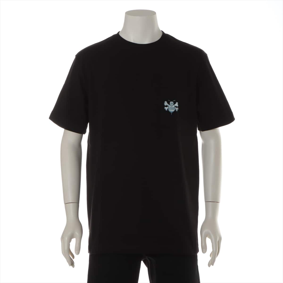 ディオール×ショーン･ステューシー 20AW コットン Tシャツ S メンズ ブラック  BEE刺繍 033J644A0554