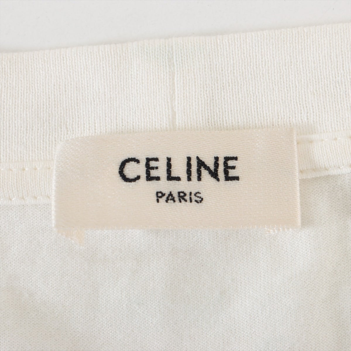 セリーヌ コットン Tシャツ XS レディース ホワイト