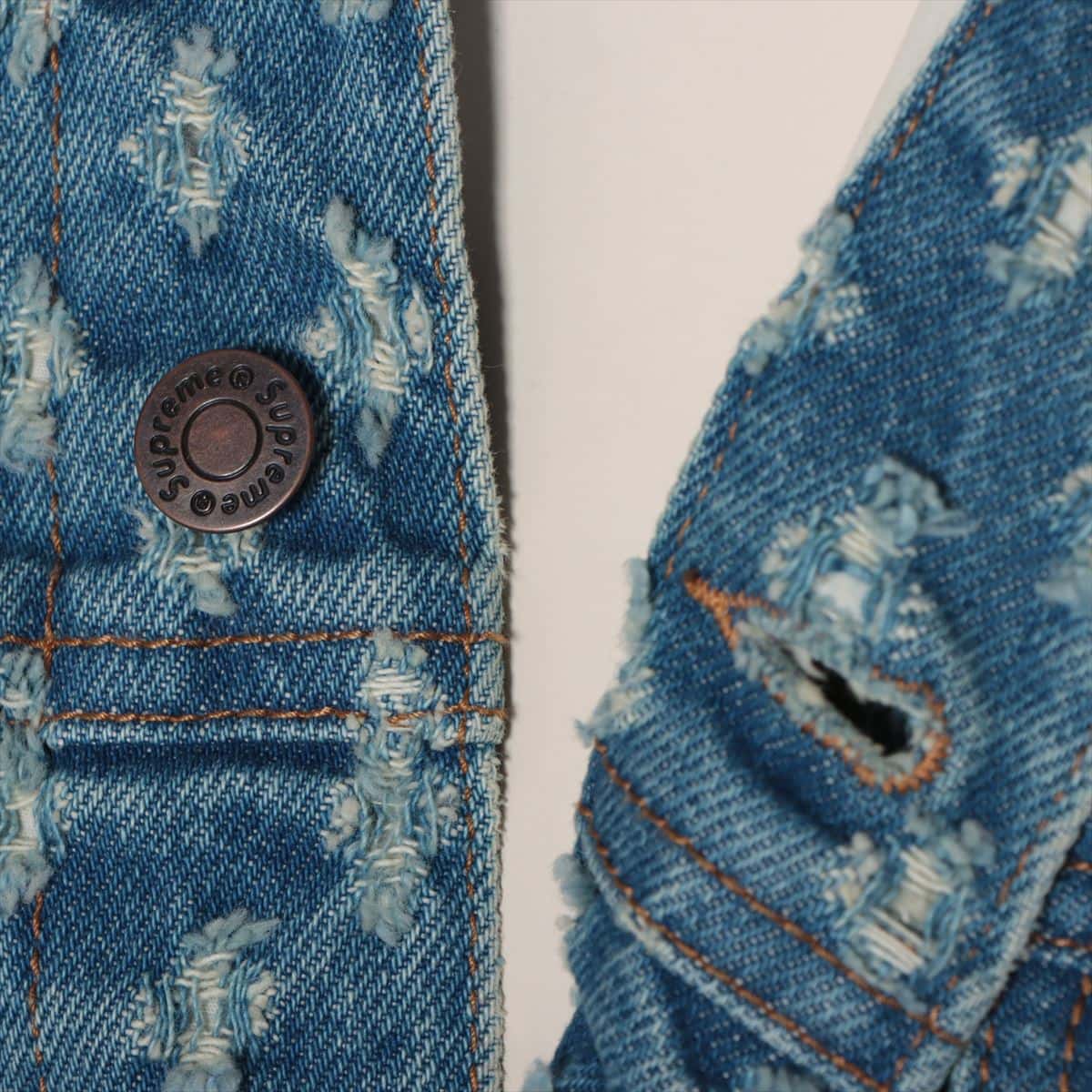 シュプリーム Hole Punch Denim Trucker 20SS コットン デニム