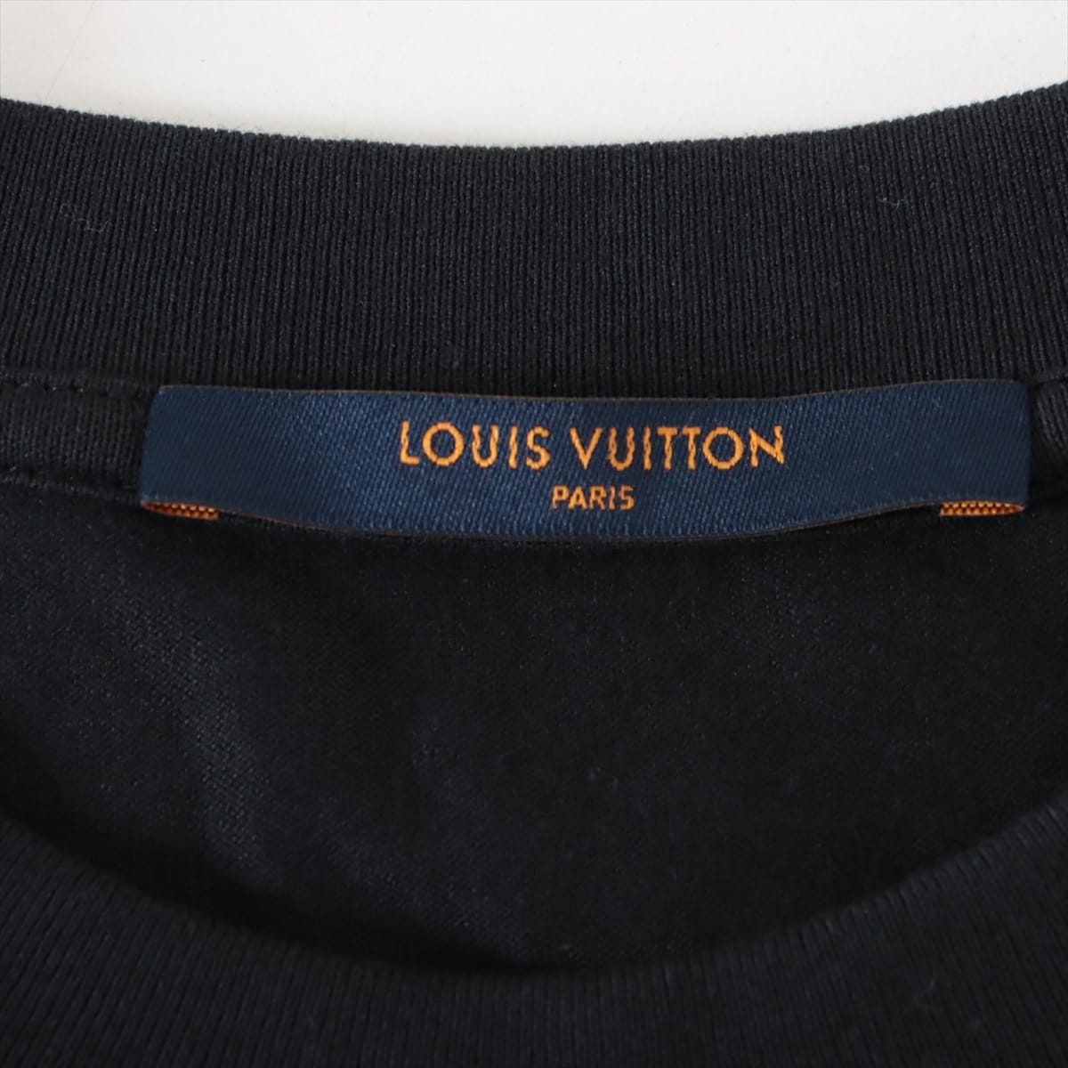 ルイヴィトン 19AW コットン Tシャツ L メンズ ブラック  RM192M All over Logos Printed Tee