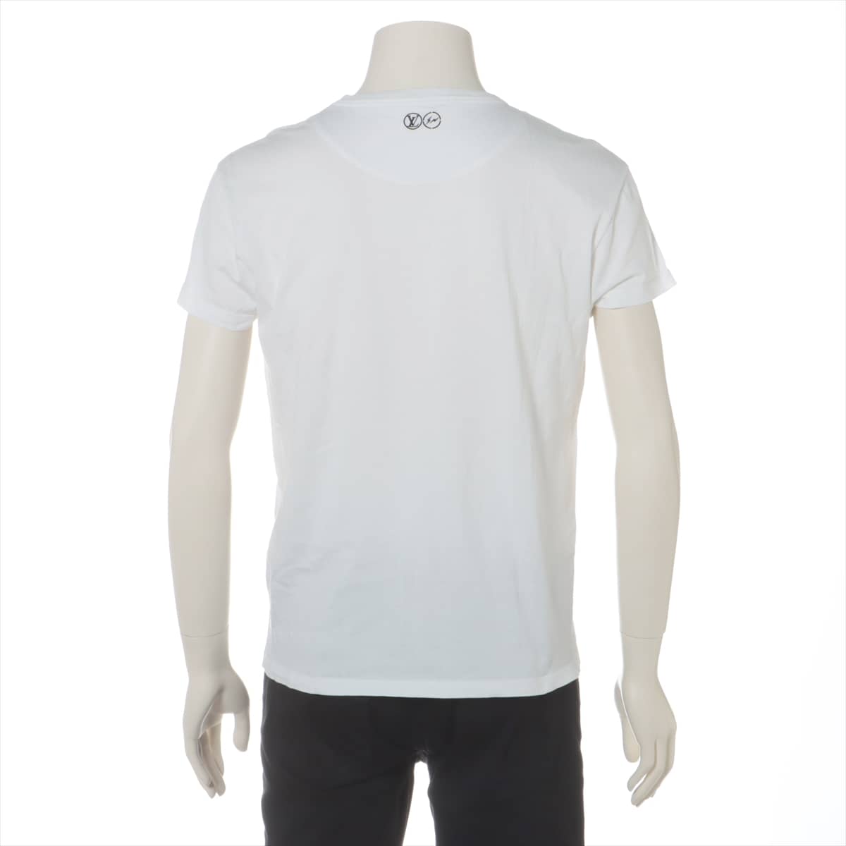 ルイヴィトン×フラグメントデザイン 17AW コットン Tシャツ XS メンズ ホワイト  RM172M