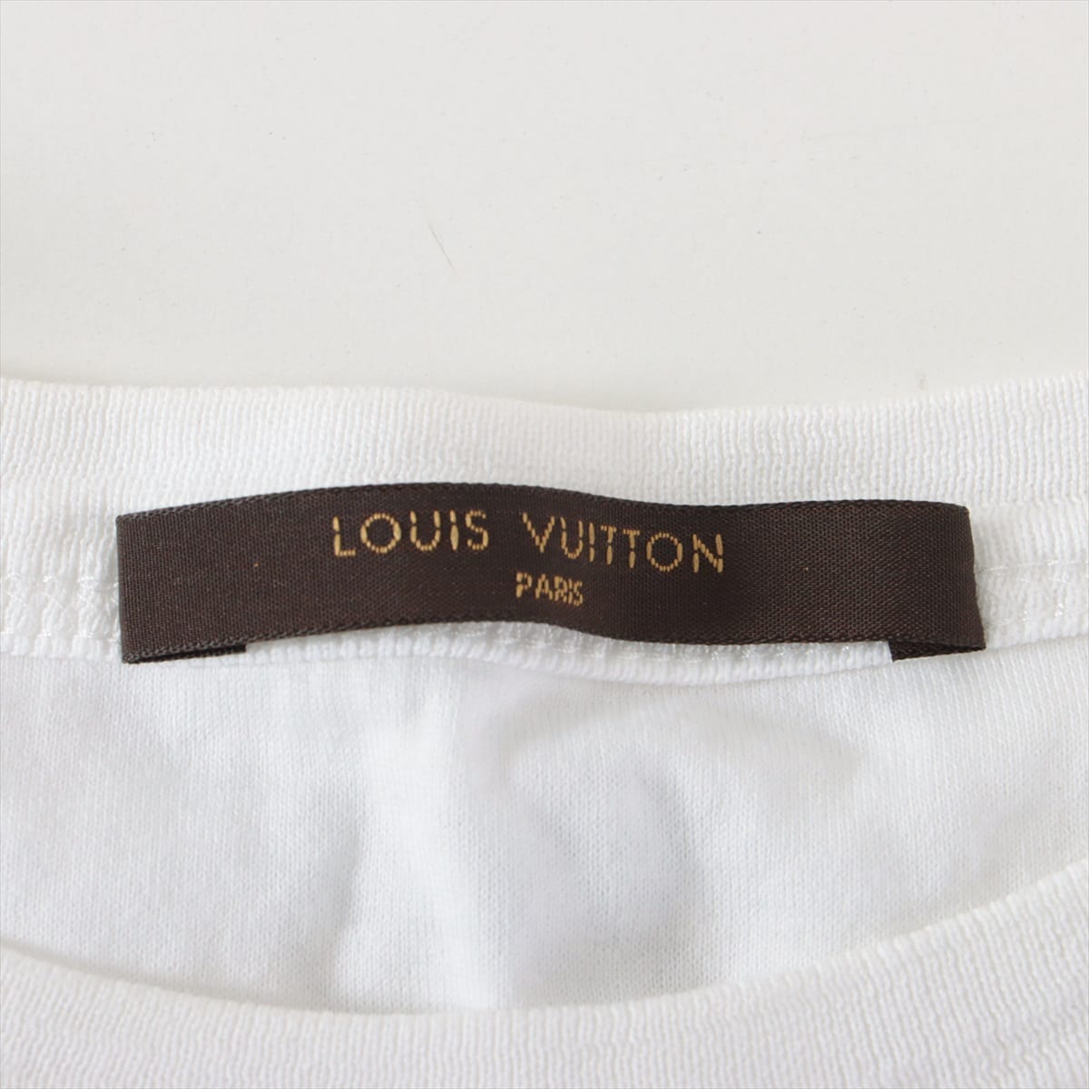 ルイヴィトン×フラグメントデザイン 17AW コットン Tシャツ XS メンズ ホワイト  RM172M