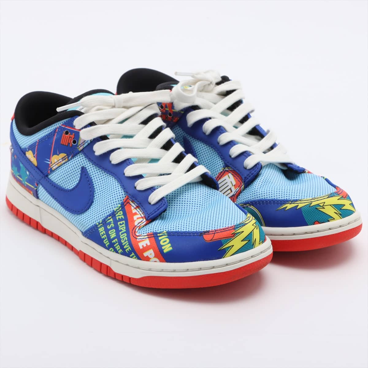 ナイキ 21SS レザー スニーカー 26.0cm メンズ ブルー DUNK LOW RETRO FIRECRACKER DD8477-446