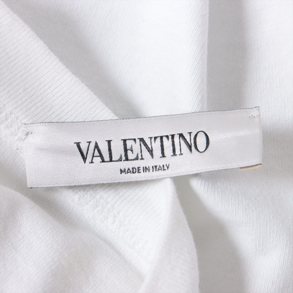 ヴァレンティノ Vロゴ コットン Tシャツ S レディース レッド×ホワイト