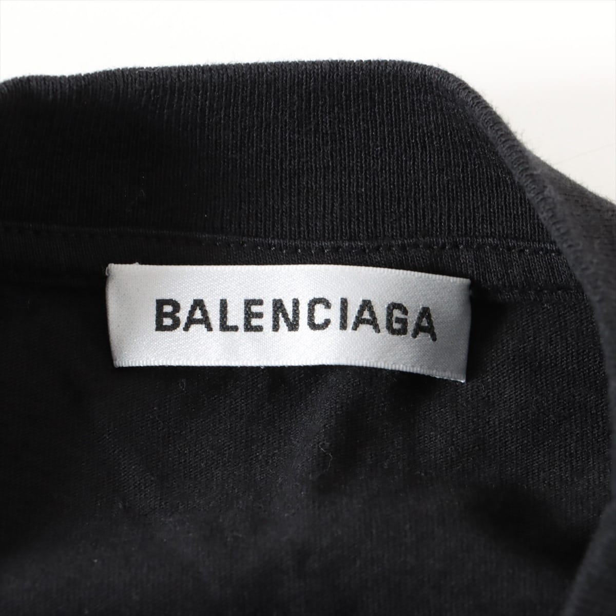 バレンシアガ 19SS コットン Tシャツ XS メンズ ブラック 556089 ...