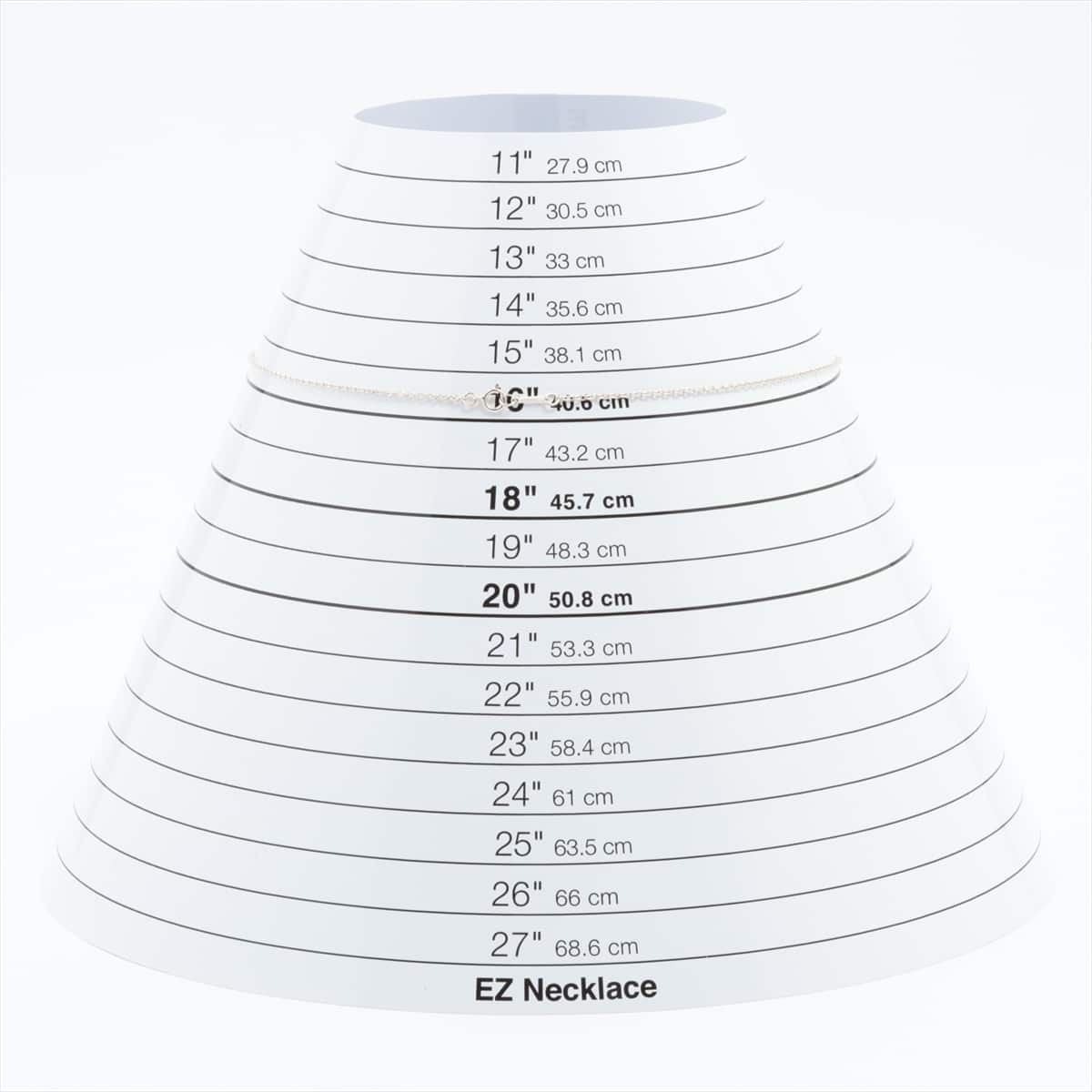 ティファニー ビーンズ ネックレス 925 9.4g シルバー