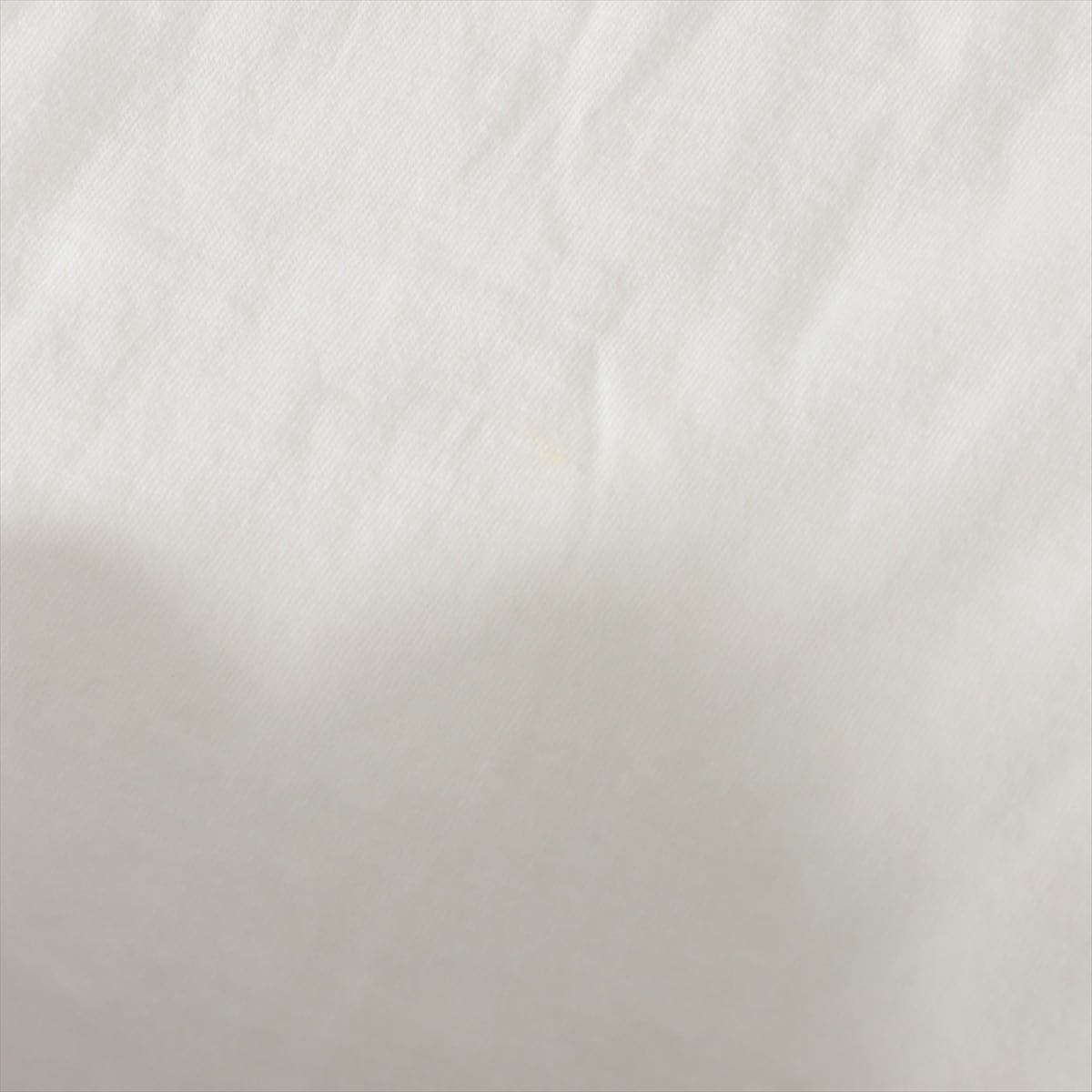グッチ ヴィンテージロゴ コットン Tシャツ XS メンズ ホワイト  ダメージ加工 フラワーエンブロイダリー 457095