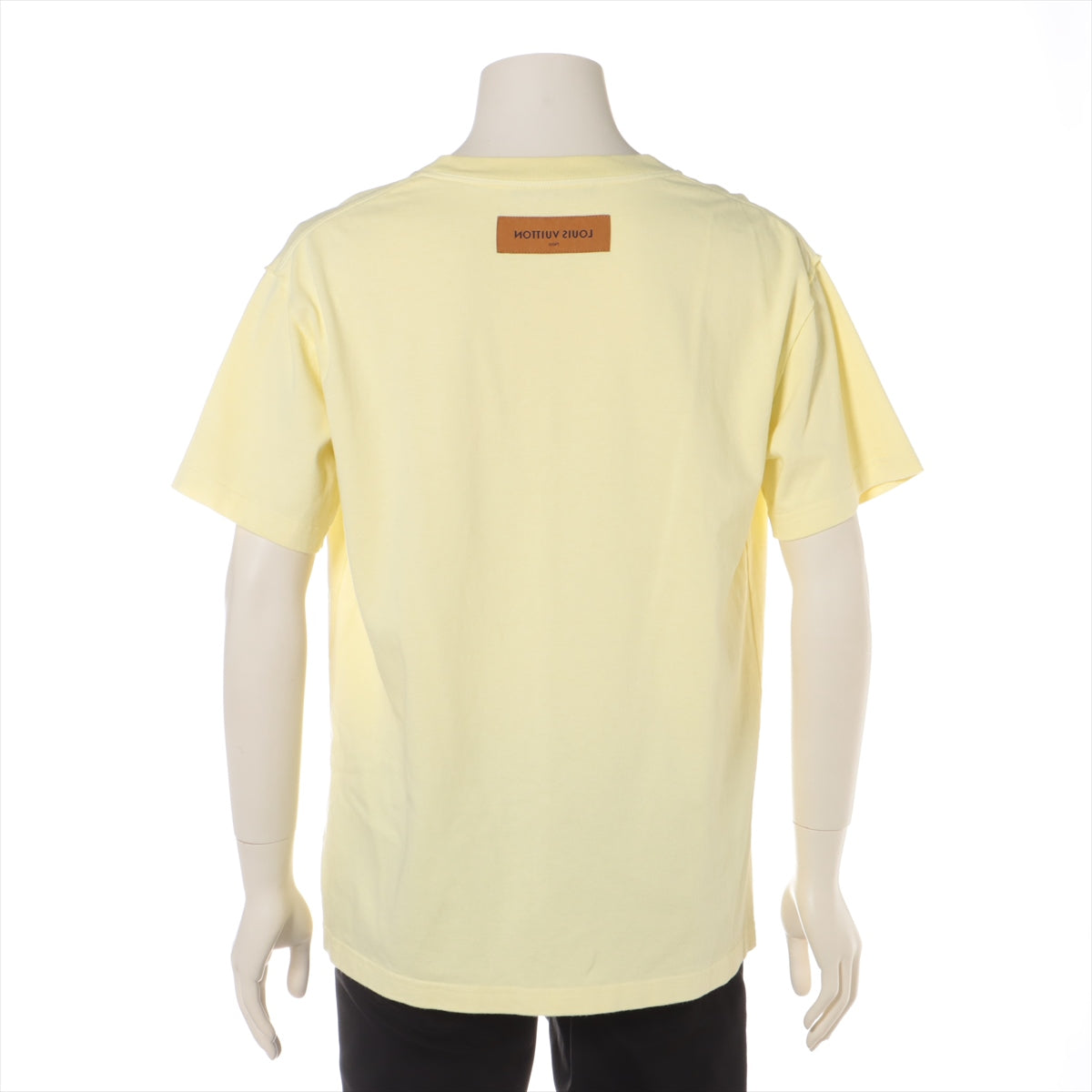 ルイヴィトン 20SS コットン Tシャツ S メンズ イエロー  RM201 インサイドアウト