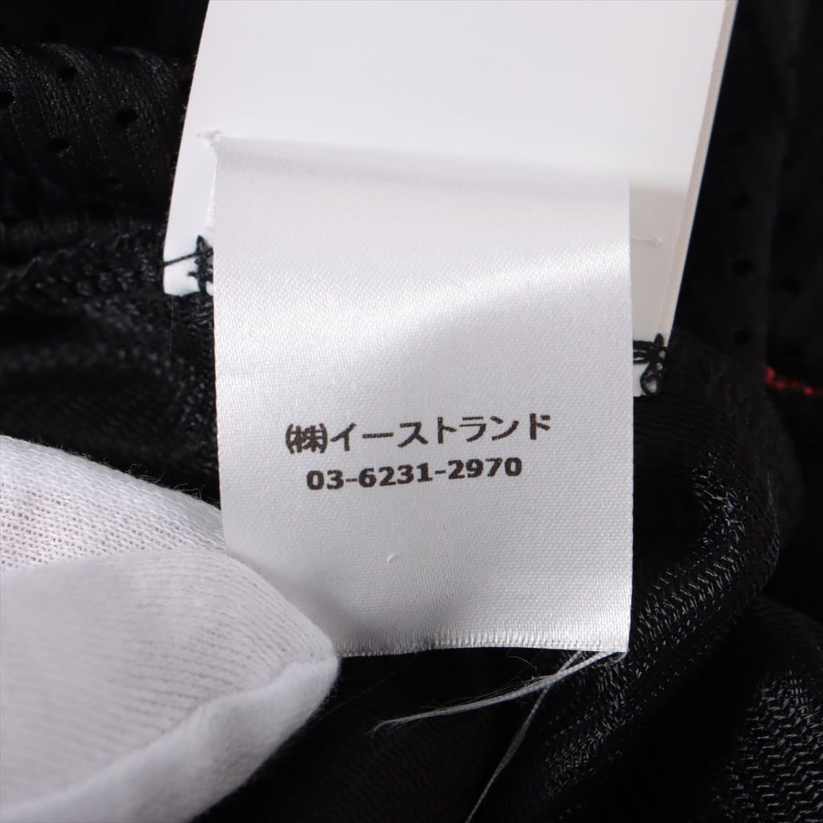 オフホワイト 19SS ポリエステル ショートパンツ M メンズ ブラック  Logo Mesh Shorts
