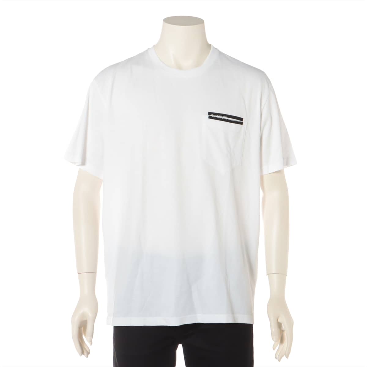 ジバンシィ コットン Tシャツ M メンズ ホワイト  BM70VA3002