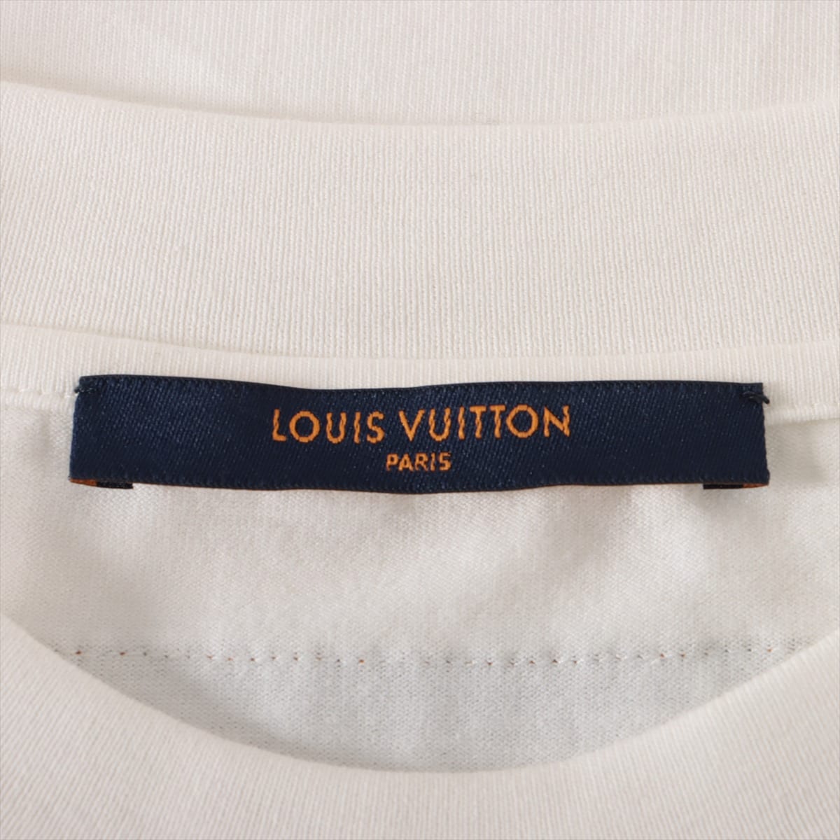 ルイヴィトン 22AW コットン Tシャツ M メンズ ホワイト RM222Q